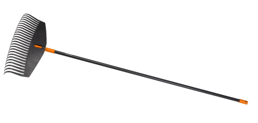 Hrábě na listí Solid L, komplet s násadou