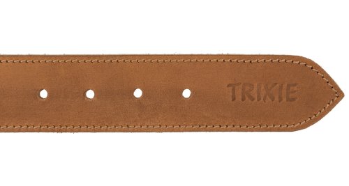 Obojek kožený RUSTIC Heartbeat hnědá