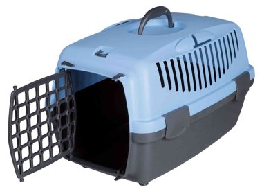 Transportní box pro kočky Capri I 32x31x48cm modrošedá