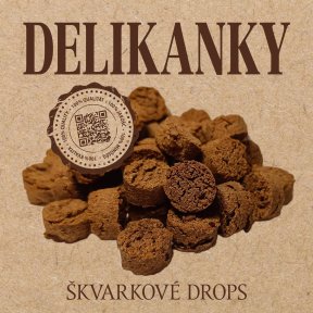 Delikanky Drops škvarkové 250g