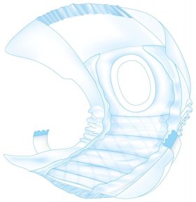 Jednorázové pleny pro feny 12ks/balení